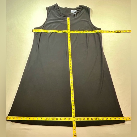 NorthStyle long black boatneck sleeveless dress size 1X - Picture 3 of 5